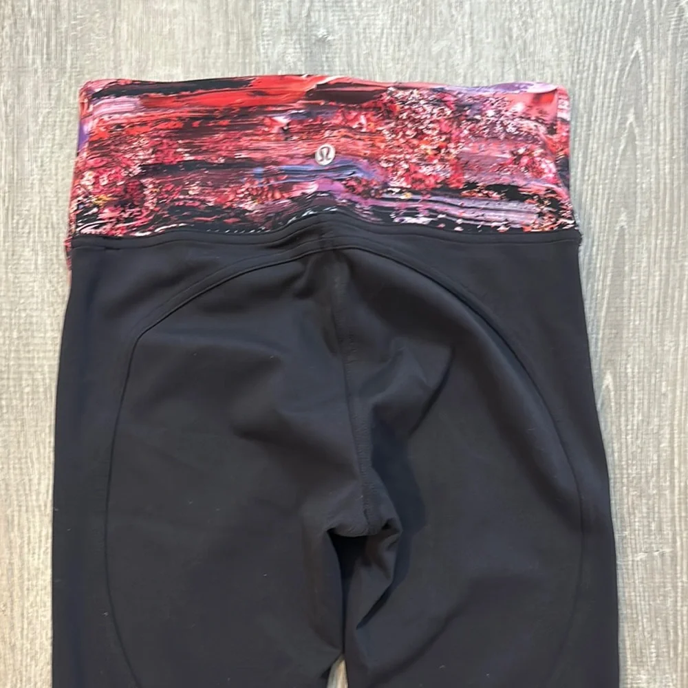 Lululemon Sz 6 Sweat & Repeat Crop High Rise Yoga Workout Lounge Womens Leggings - Picture 6 of 15